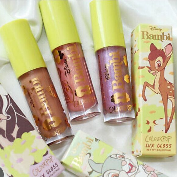 ColourPop X Disney Bambi Twitterpated Lux Gloss Trio - Picture 6 of 9